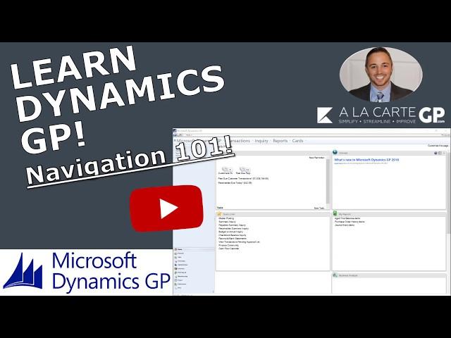 Microsoft Dynamics GP - Navigation 101 (2018)