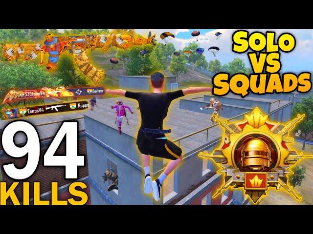 94 Kills! NEW BEST AGGRESSIVE RUSH GAMEPLAY With BEST OUTFIT SAMSUNG,A7,A8,J2,J3,J4,J5