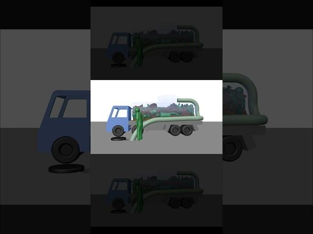 This is a pictogram of a vacuum truck. #Shorts #Realpictogram #Vacuumtruck