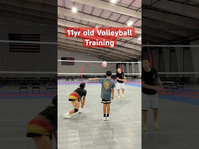 11-Year-Old Learns PERFECT Volleyball Defense skills