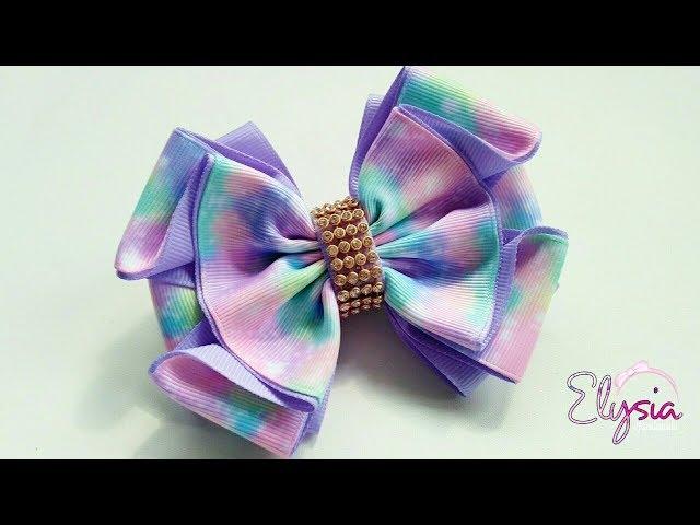 Laço Mallika II  Ribbon Bow Tutorial  DIY by Elysia Handmade