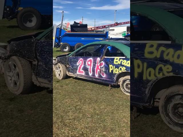 Up close look at the demo cars #racing #wreaked #cool #crash #dirt