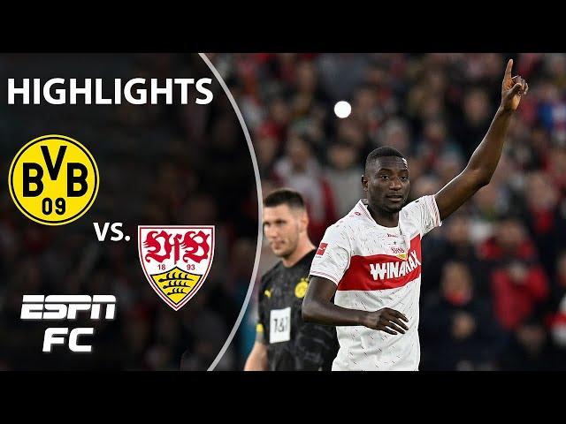 Stuttgart vs. Borussia Dortmund | Bundesliga Highlights | ESPN FC