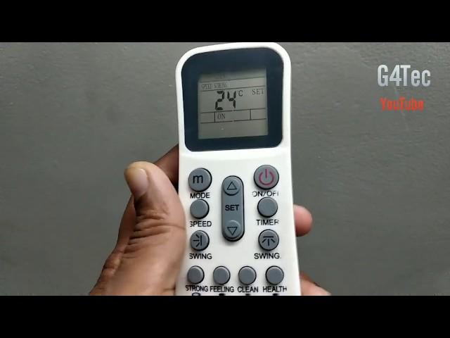 LLOYD AC REMOTE all function in Malayalam. see description