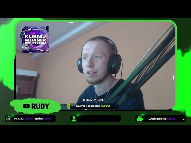 STREAM ODPALONY!  https://www.twitch.tv/rudzielec