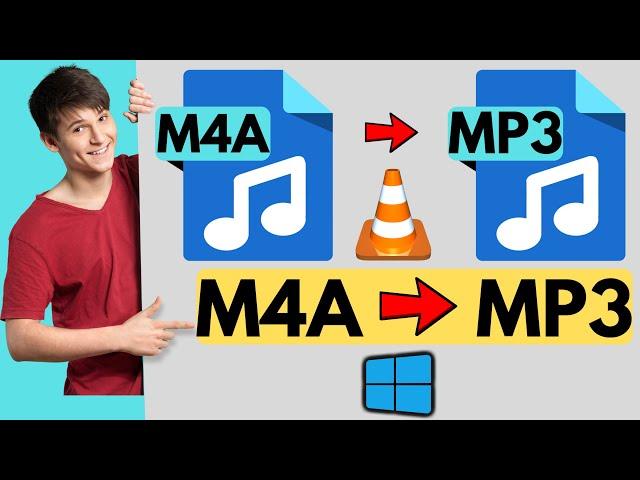 How to Convert M4A to MP3 Using VLC Media Player | Convert M4A Files to MP3