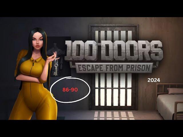 100 DOORS PRISON ESCAPE GAME WALKTHROUGH 2024 LEVEL (86-90)