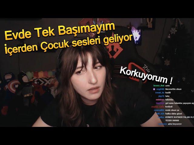 Pqueen - Yayın Esnasında Evden Değişik Sesler Geliyor | Korkuyorum