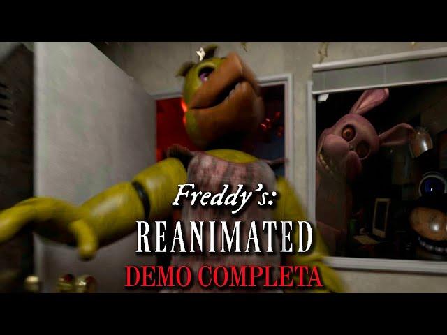 FREDDY'S REANIMATED (FNAF Fan Made) | Demo | Gameplay Completo + Jumpscares