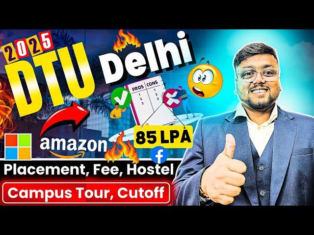 DTU College Review️[2025] | DTU vs NSUT vs IIITD | Cutoff, Placement, Sports, Hostel |DTU Delhi