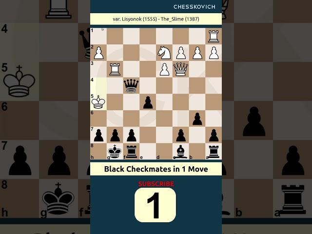 Black Checkmates in 1 Move Lisyonok The Slime