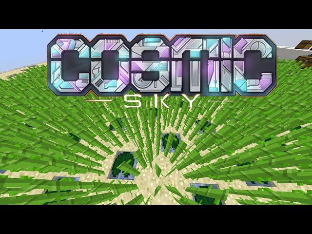 Unlocking Iron Tier Loot! The *BEST* Skyblock server Cosmic sky! Episode 3