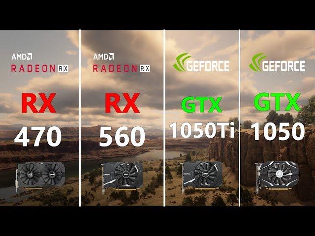 RX 470 vs RX 560 vs GTX 1050 Ti vs GTX 1050 Test in 7 Games