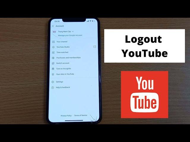 How to Logout of YouTube Account on iPhone | Sign out of Youtube Account