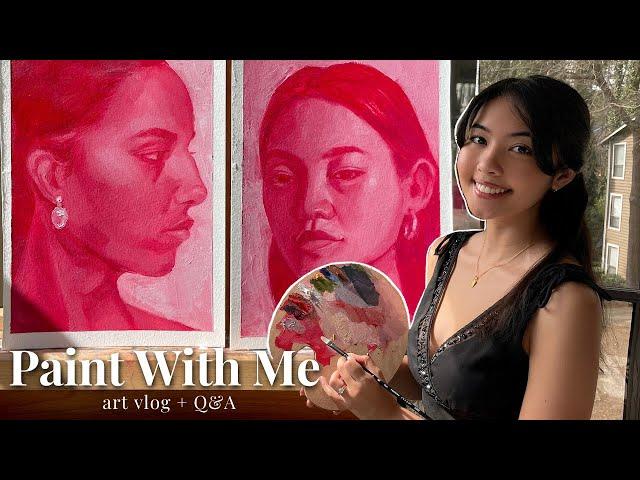 HOW LIMITATIONS CAN BOOST YOUR CREATIVITY  oil paint with me, outdoor sketching + Q&A // art vlog