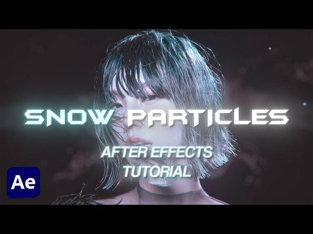 SNOW PARTICLES II AFTER EFFECTS TUTORIAL
