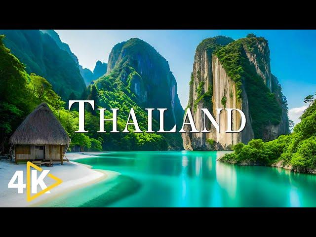 FLYING OVER THAILAND (4K UHD) - Calming Music With Beautiful Nature Video - 4K Video Ultra HD