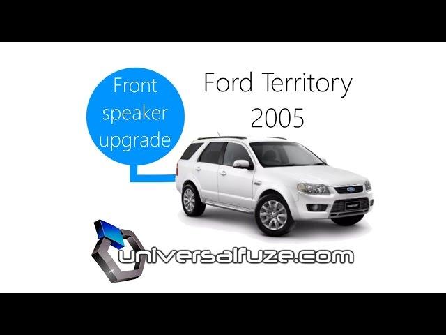 DIY Ford Territory speaker upgrade kits. Sony, Hertz Alpine, Kenwood, Clarion or Pioneer