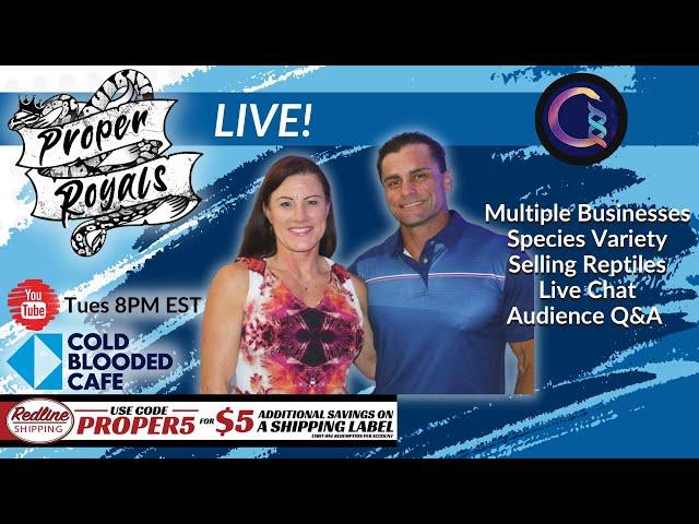 Reptile Breeding & Balancing Multiple Businesses - Proper Royals Live! w/ Creation Collective