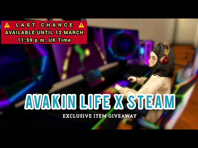 Avakin Life x STEAM | I got my Exclusive Interactive Gaming Desk 