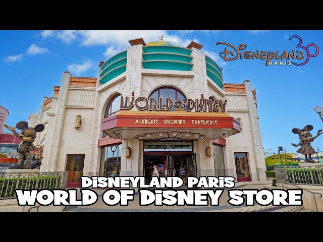 World of Disney Store Full Walkthrough | Disney Village | Disneyland Paris (Sep 2022) [4K]