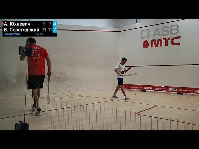 Александр Юхневич vs Владислав  Серегодский - MTC Squash Rus
