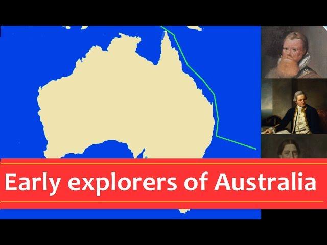 Early explorers of Australia   and New Zealand | Animated Map