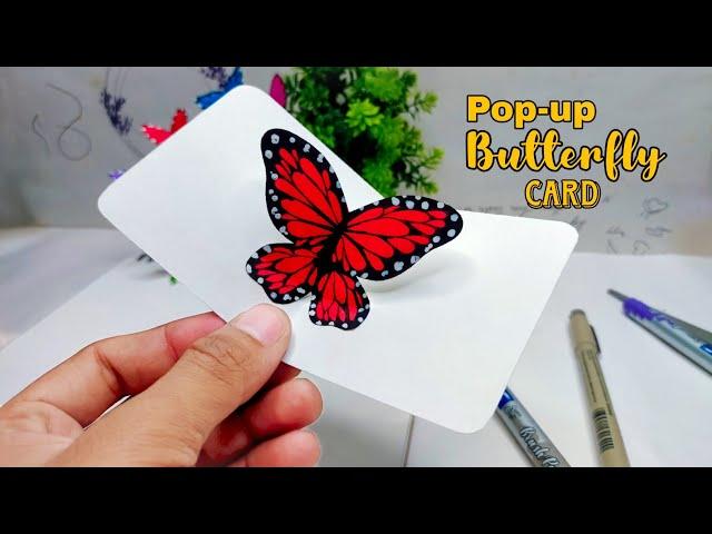 DIY Pop-Up Mini Butterfly Card 