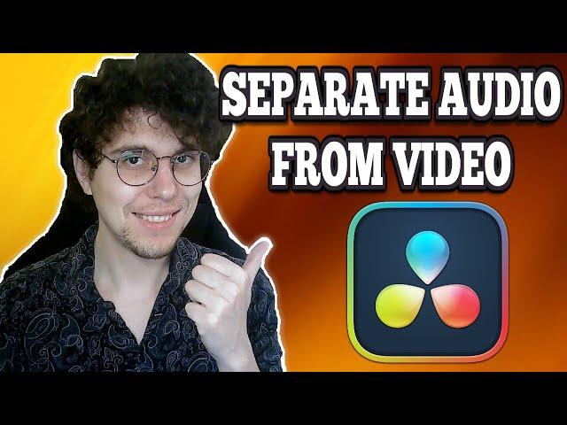 How To Separate Audio From Video In Davinci Resolve