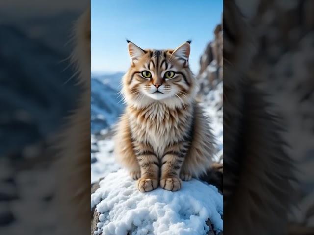 The Mesmerizing Stare of a Pallas’s Cat #pallasscat #wildlife #asmr #shorts