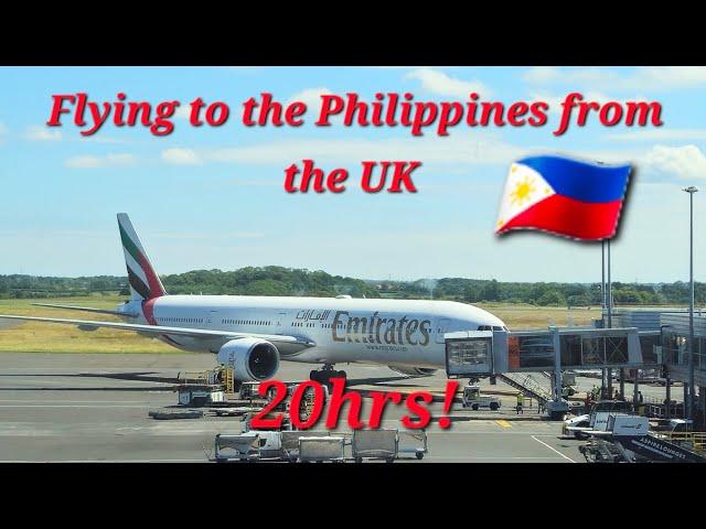 Flying to the Philippines from the UK. Philippines travel Vlog #1 