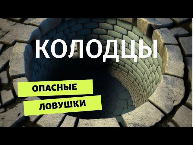 Катакомбы. Опасные колодцы - ловушки.