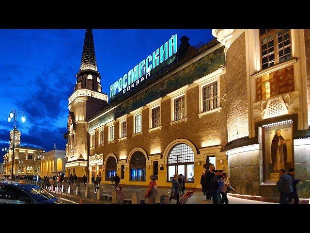 Yaroslavskiy Train Terminal inside and outside /  Moscow walks with Different Russia