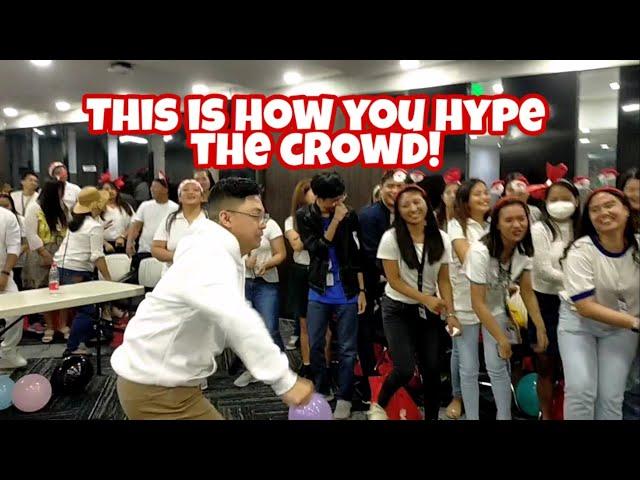 HOSTING TIP 101- HYPING THE CROWD by Jhun Martin | FLASH MOB DANCE