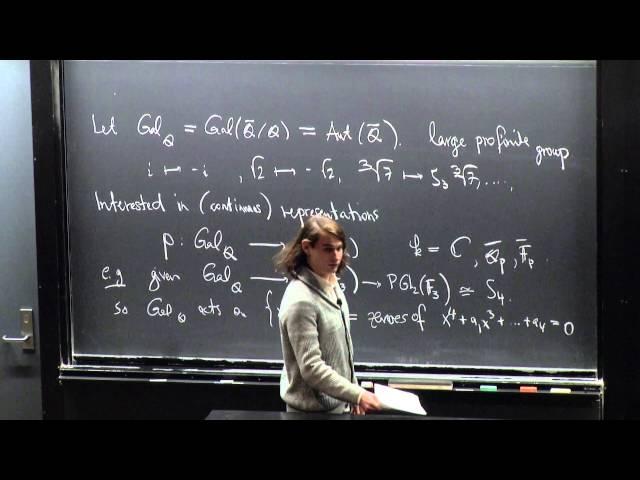 Peter Scholze: Locally symmetric spaces, and Galois representations