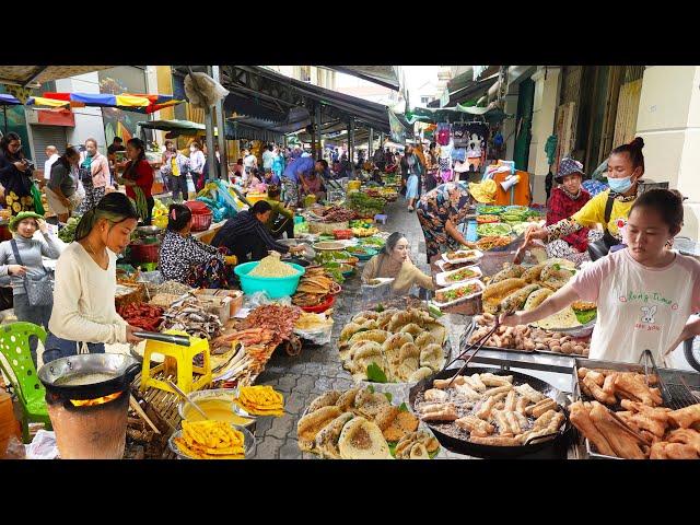 Cambodia food vlog -  Countryside & City street food - The best street food & market food tour