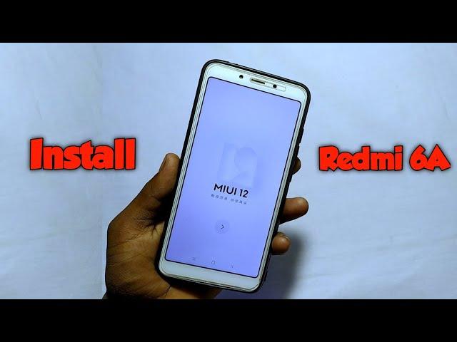 How To Install MIUI 12 Redmi 6A | Install Fastboot ROM Any Xiaomi | MIUI 12 Update | Dot SM