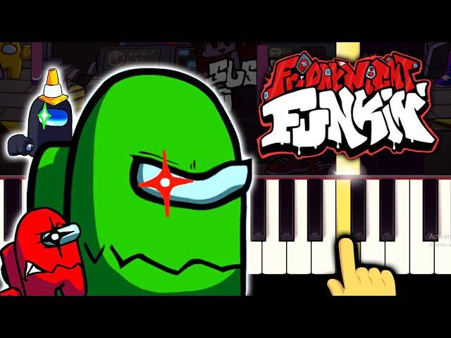 Reactor - Friday Night Funkin Vs. Imposter V3 - EASY Piano tutorial