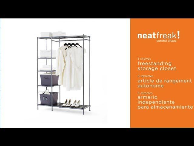 7917 neatfreak Free Standing Storage Closet assembly instructions