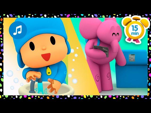  Good manners + More Nursery Rhymes & Kids Songs [ 15 minutes ] | Pocoyo