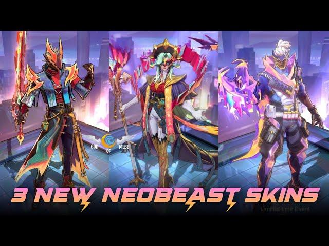 3 NEW NEOBEAST SKINS | NEOBEAST PHARSA | NEOBEAST LING | NEOBEAST BRODY