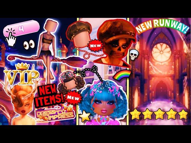 *NEW* Halloween RUNWAY, VIP Items, & MORE *REVEALED* For The *HUGE* Update! | Dress to Impress 