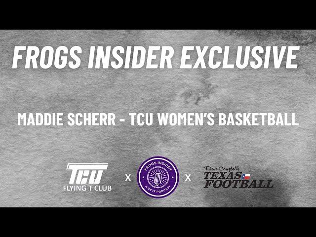 Frogs Insider Exclusive: One on One with Maddie Scherr