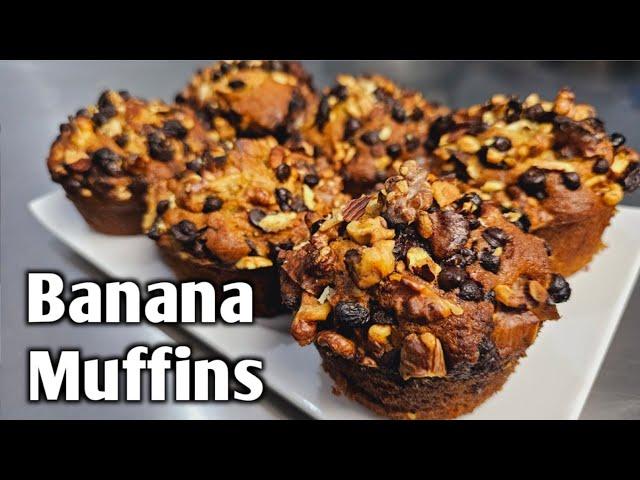 Banana Muffins with OverLoad toppings