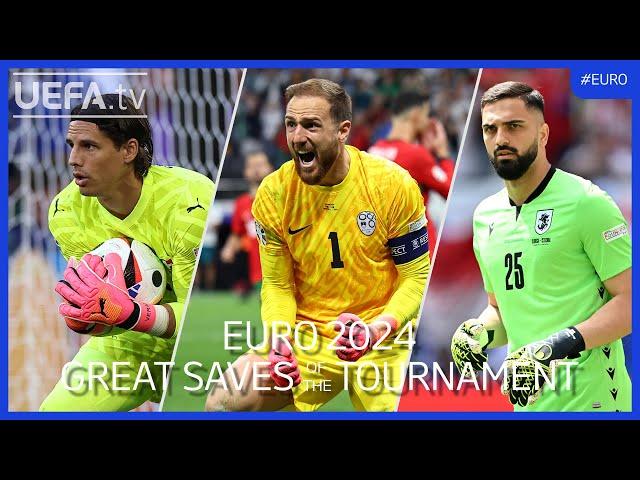 EURO 2024 Great Saves of the Tournament | Sommer, Oblak, Mamardashvili...