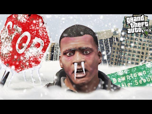 The COLDEST DAY in LOS SANTOS in GTA 5