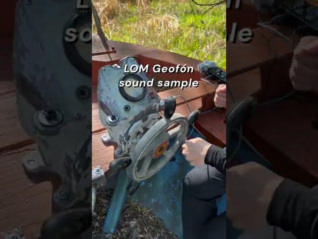 LOM GEOFON VS KORG CM 300 CONTACT MICROPHONE SOUND TEST #shorts