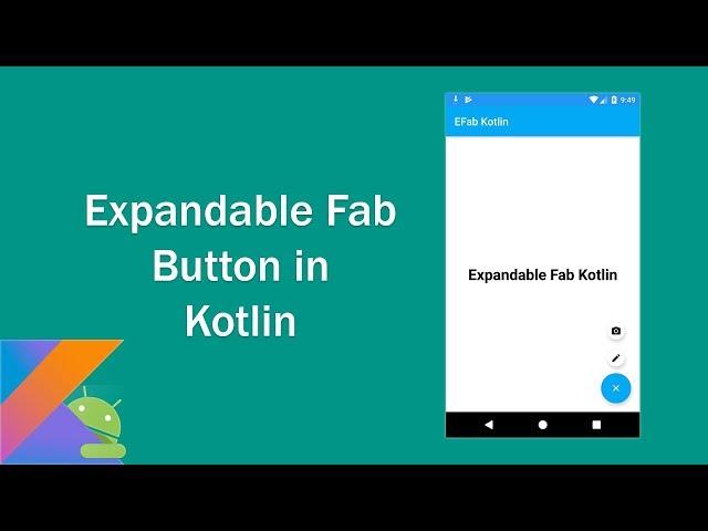 Android Expandable Fab Button in Kotlin