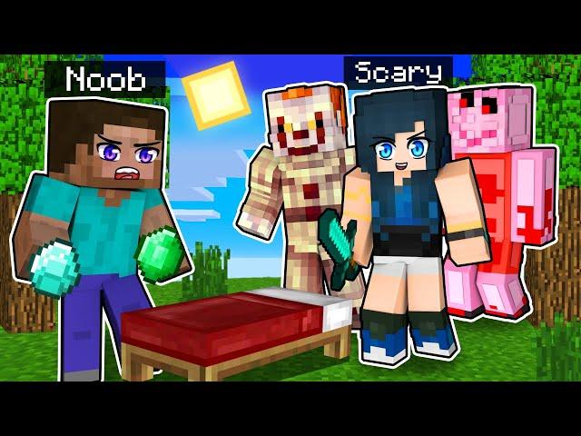 Minecraft Bedwars but we're scary...