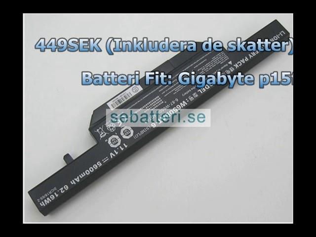 gigabyte p15f laptop battery CLEVO 6-87-W650S-4D4A2 W650BAT-6 11.1V 5600mAh